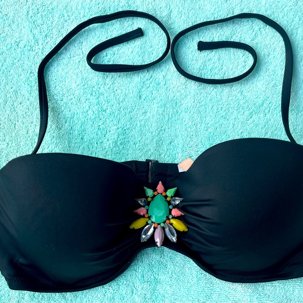 Black Victoria’s Secret Bikini Top